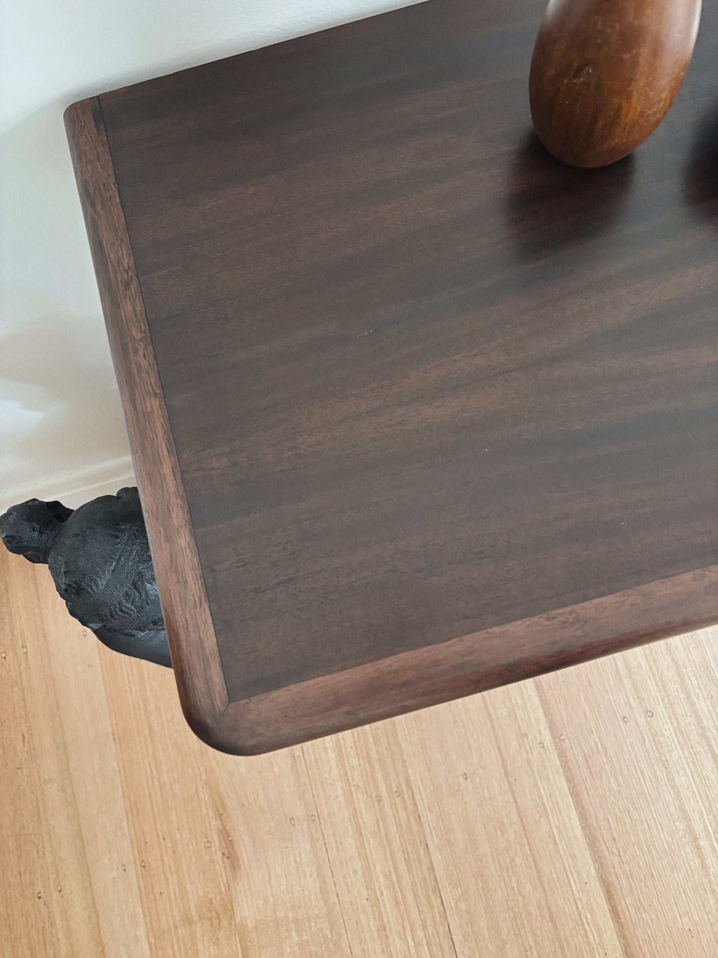 1980s Walnut Sideboard with Arch Detail