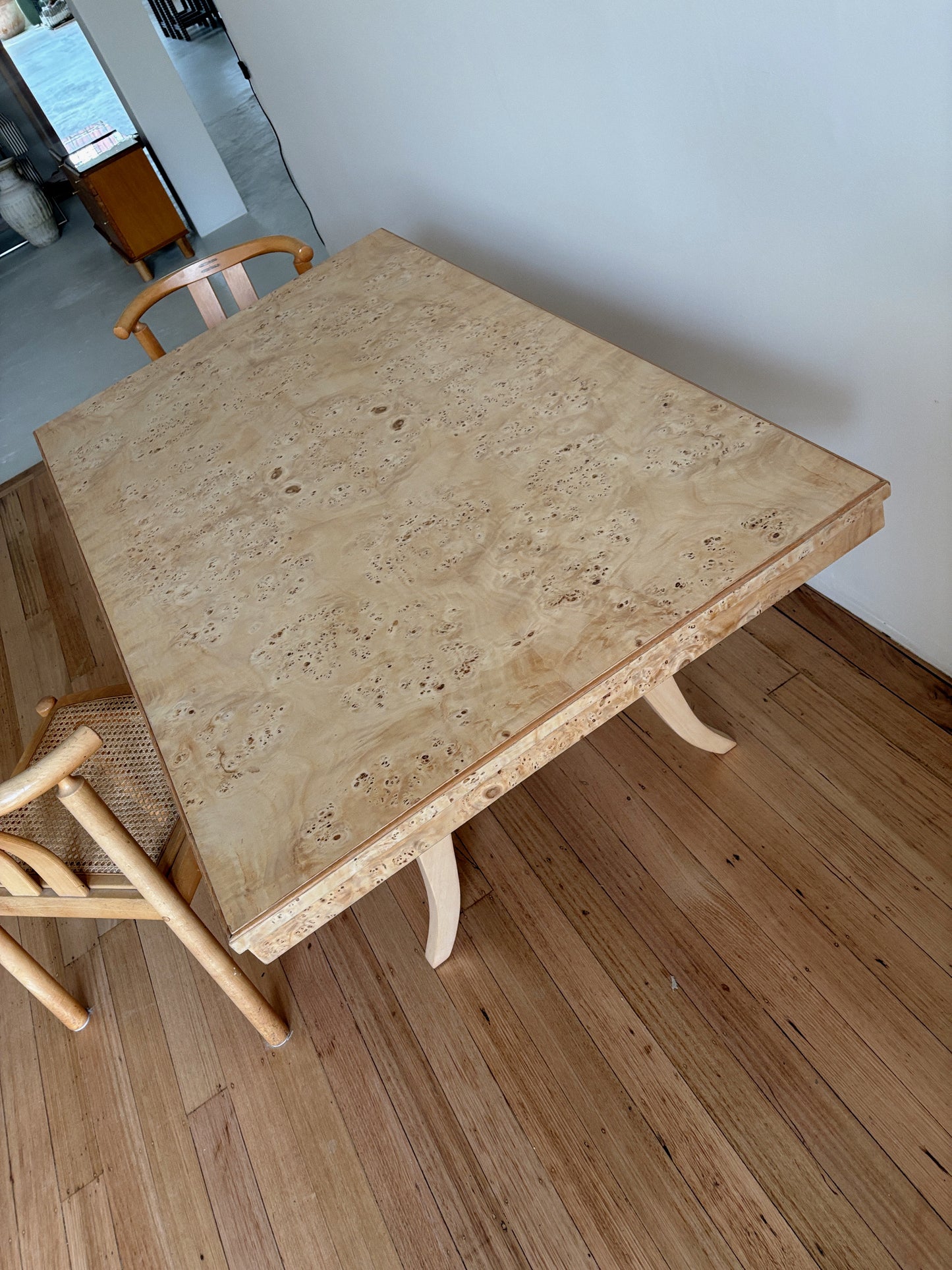 1960s Burl Dining Table