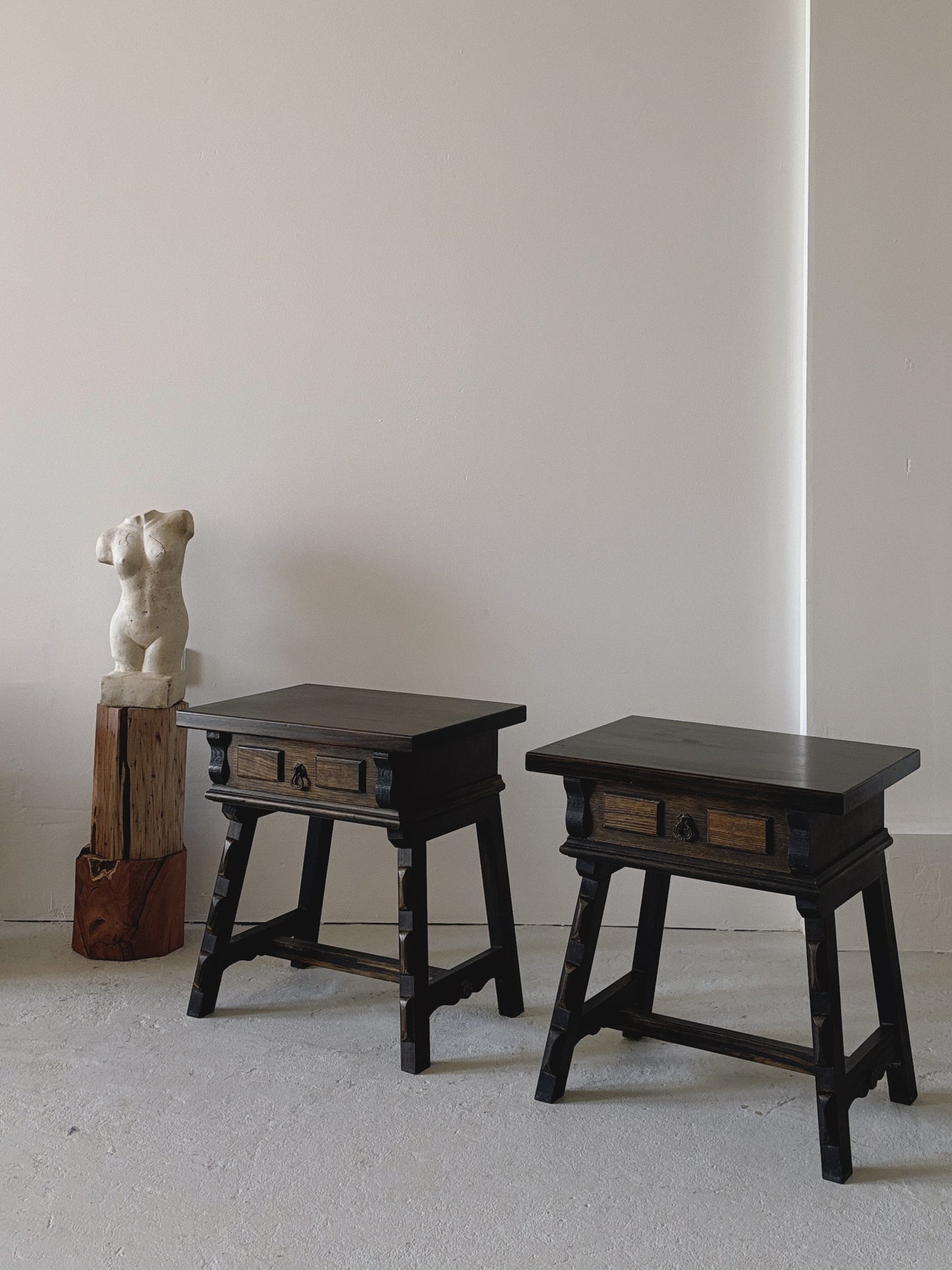 Brutalist Bedside Tables