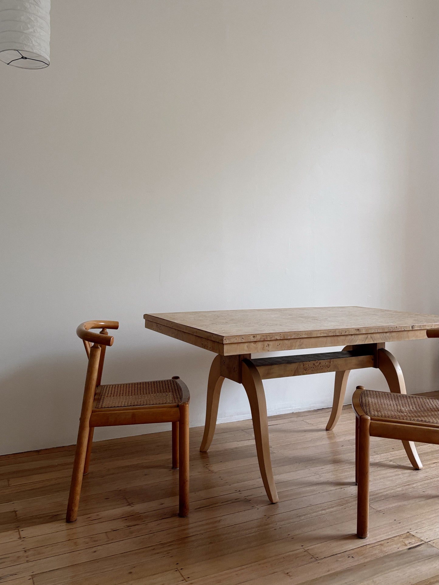 1960s Burl Dining Table