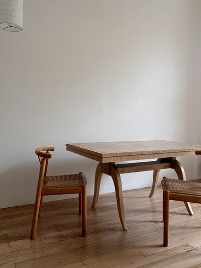 1960s Burl Dining Table