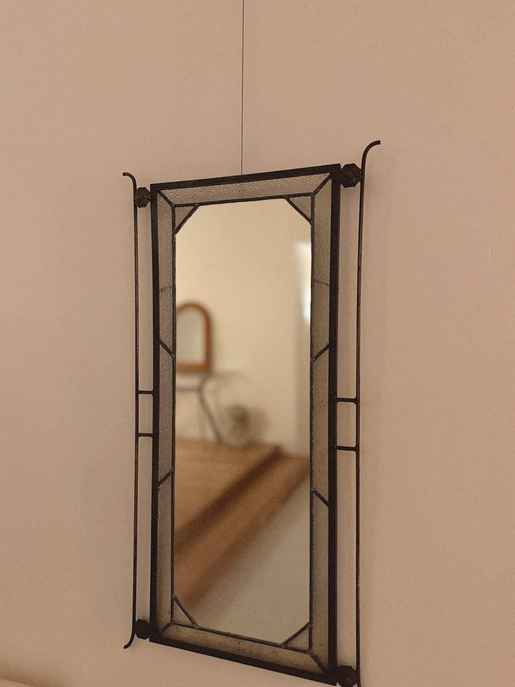 Art Deco Leadlight Mirror