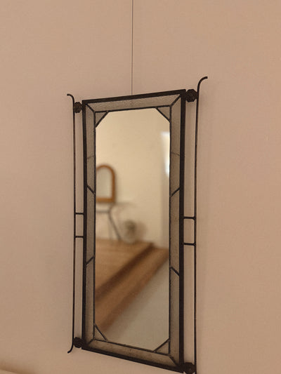 Art Deco Leadlight Mirror