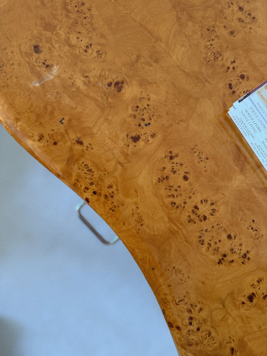 Longline Burl Console Table