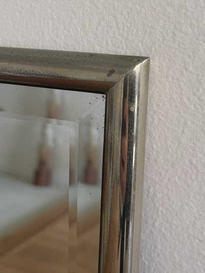 Vintage Silver Ledge Mirror