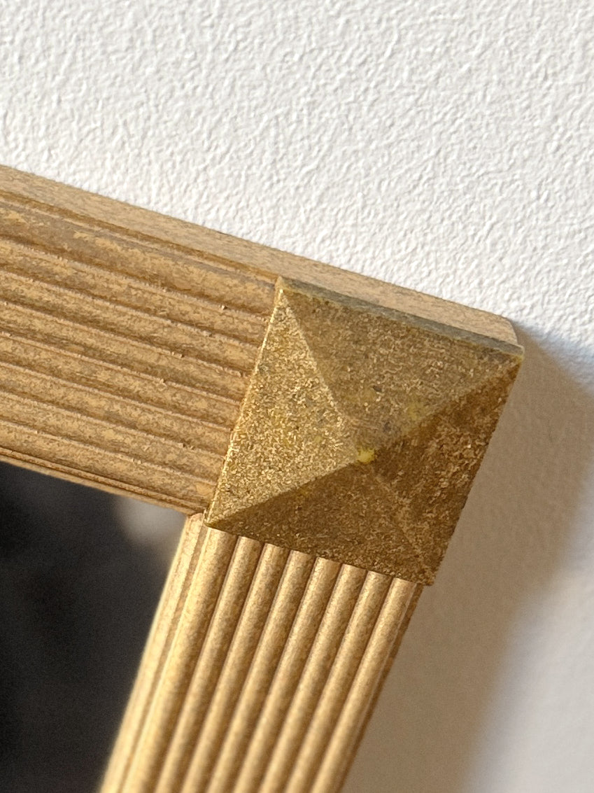 Gold Framed Square Mirror