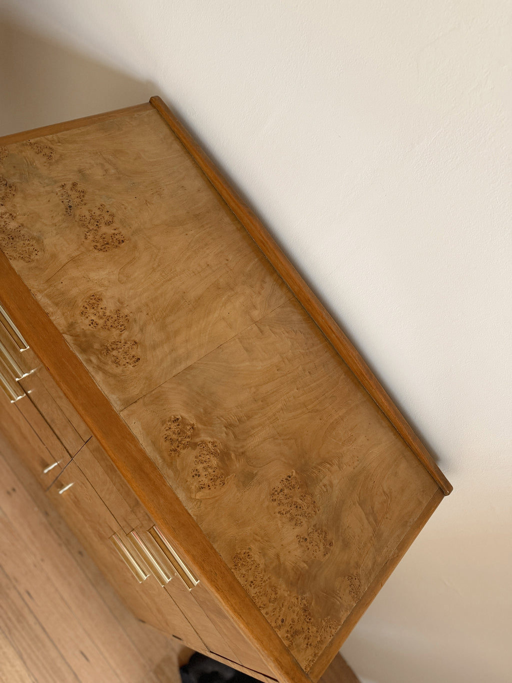 Tall Burl Sideboard