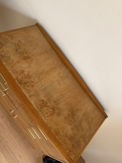 Tall Burl Sideboard