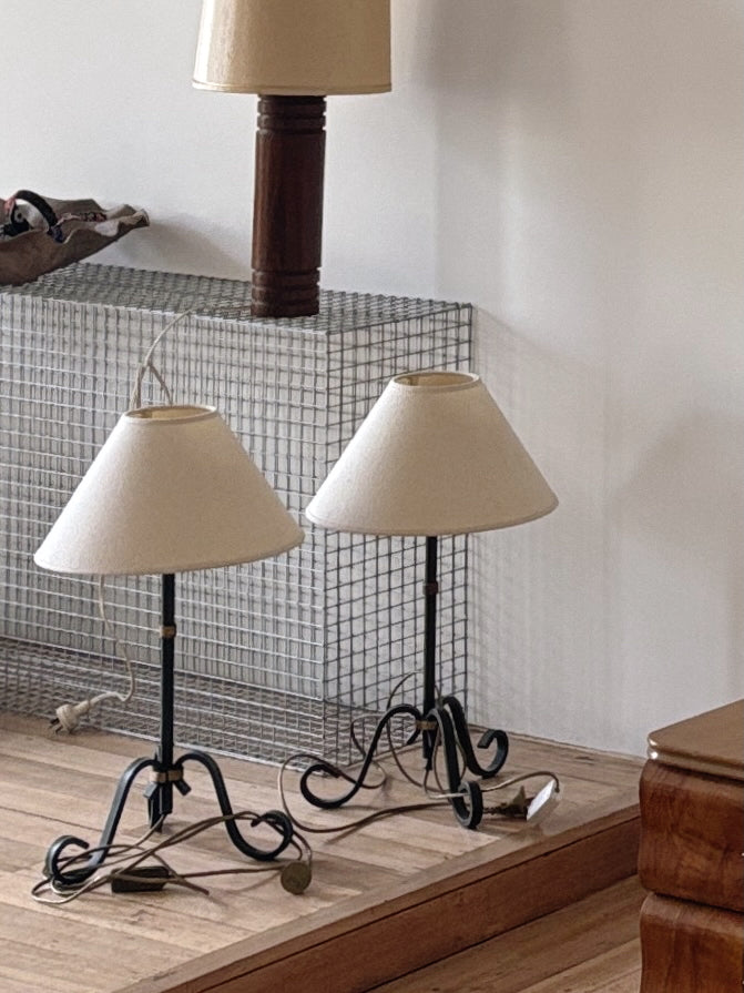 Wrought Iron Table Lamps