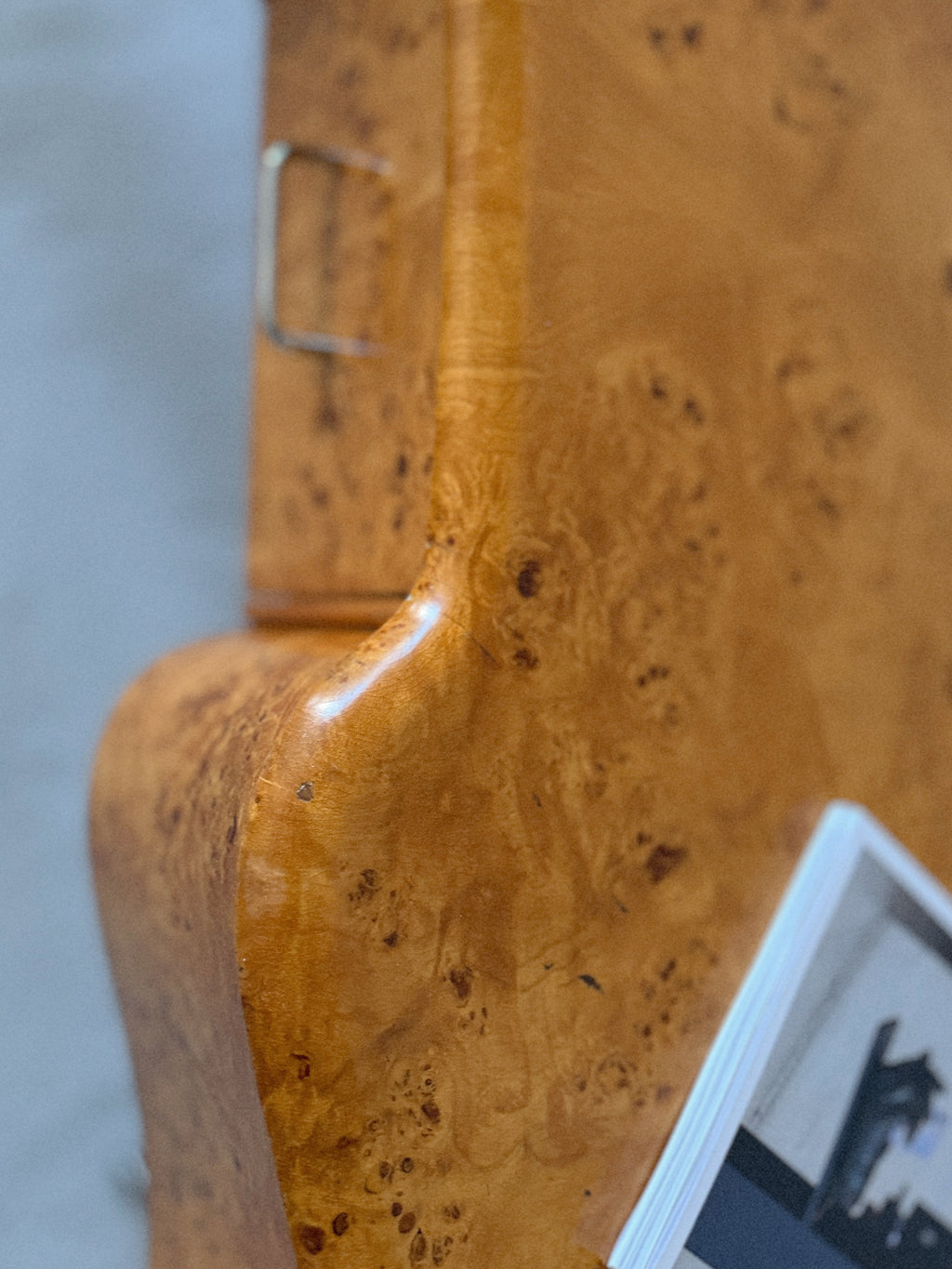 Longline Burl Console Table