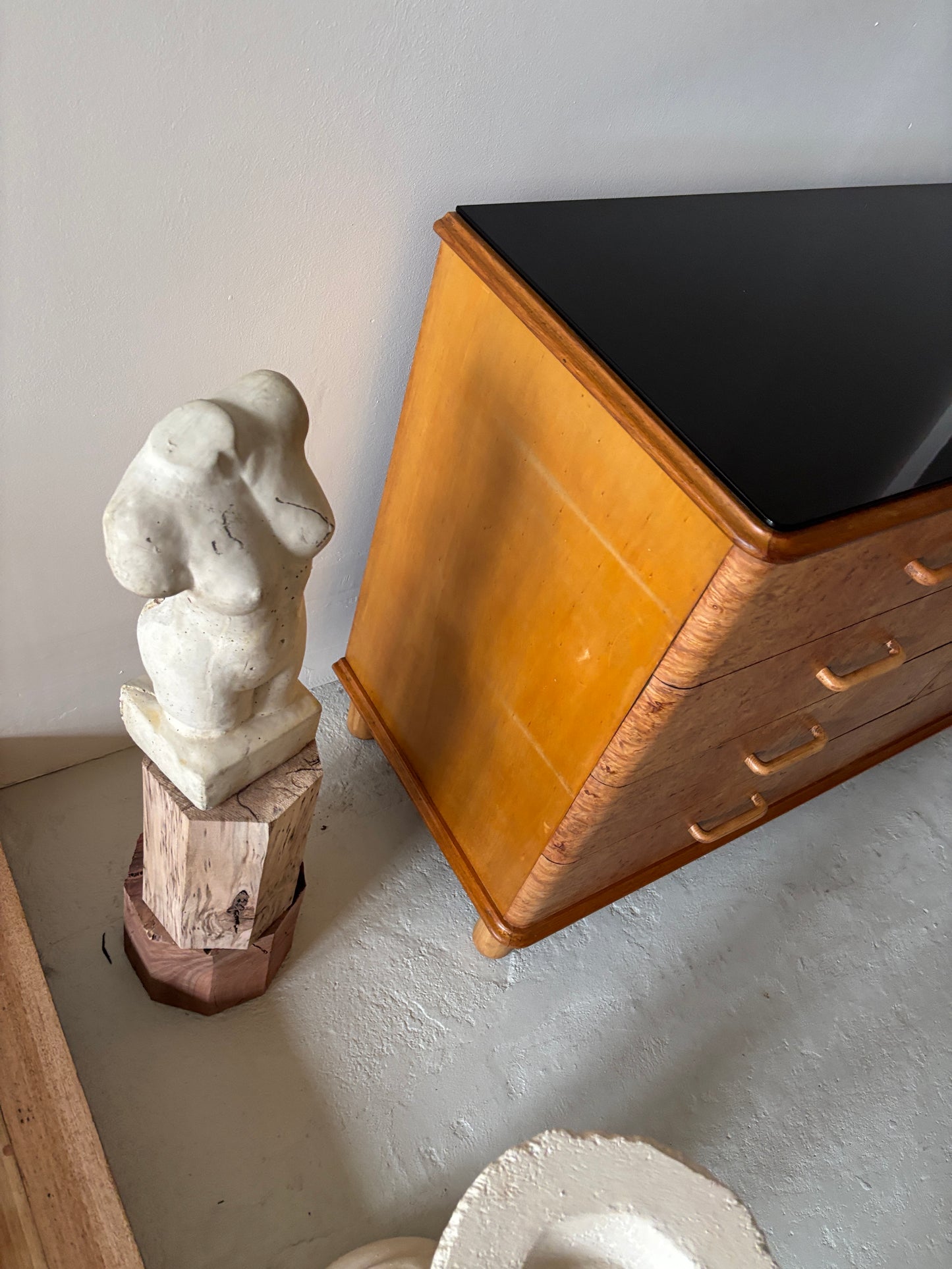 Walnut Burl 8 Drawer Sideboard