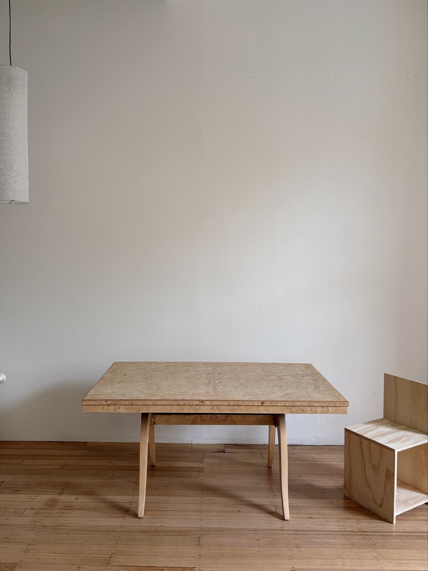 1960s Burl Dining Table
