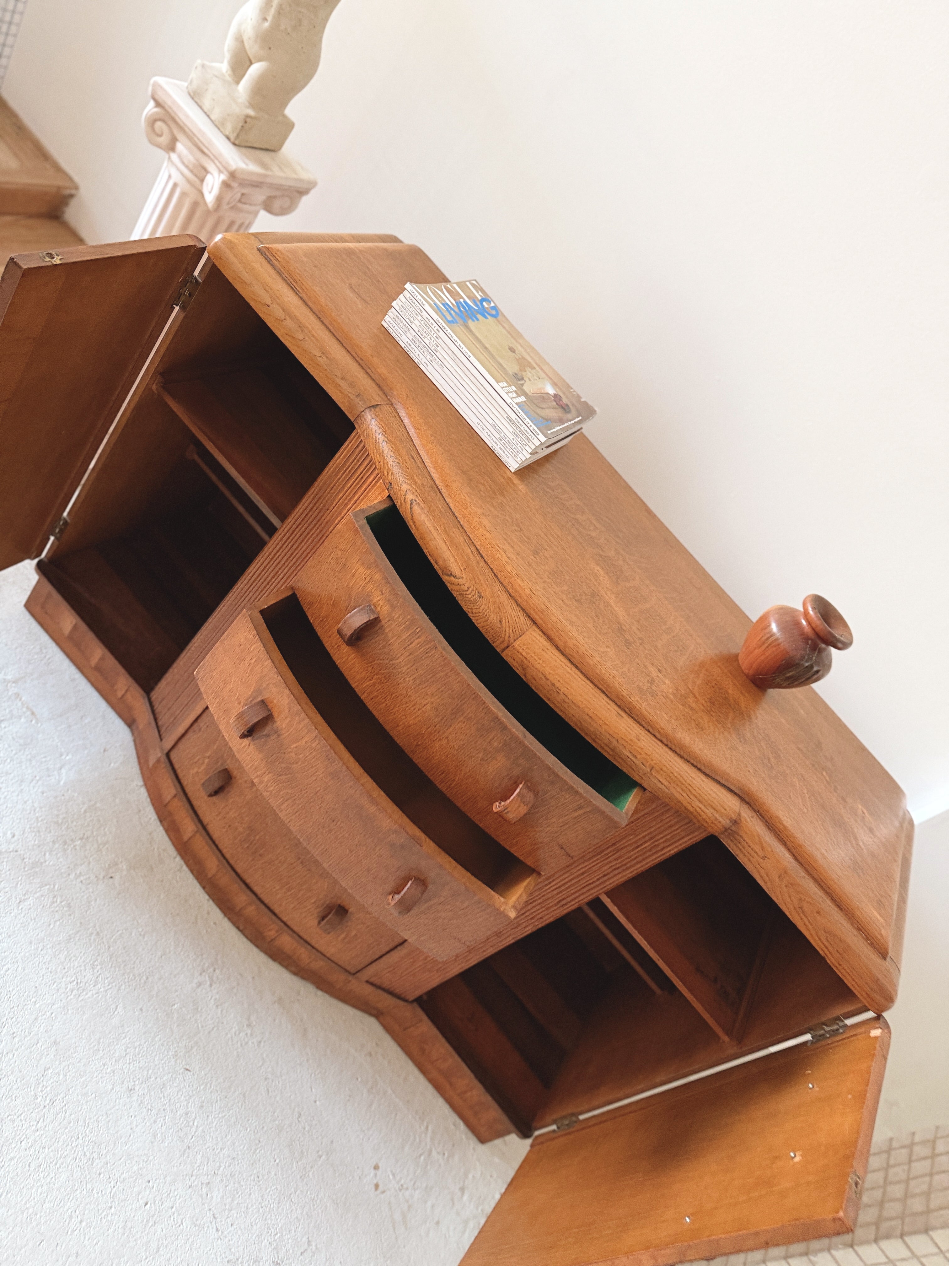 Art Deco Oak Sideboard
