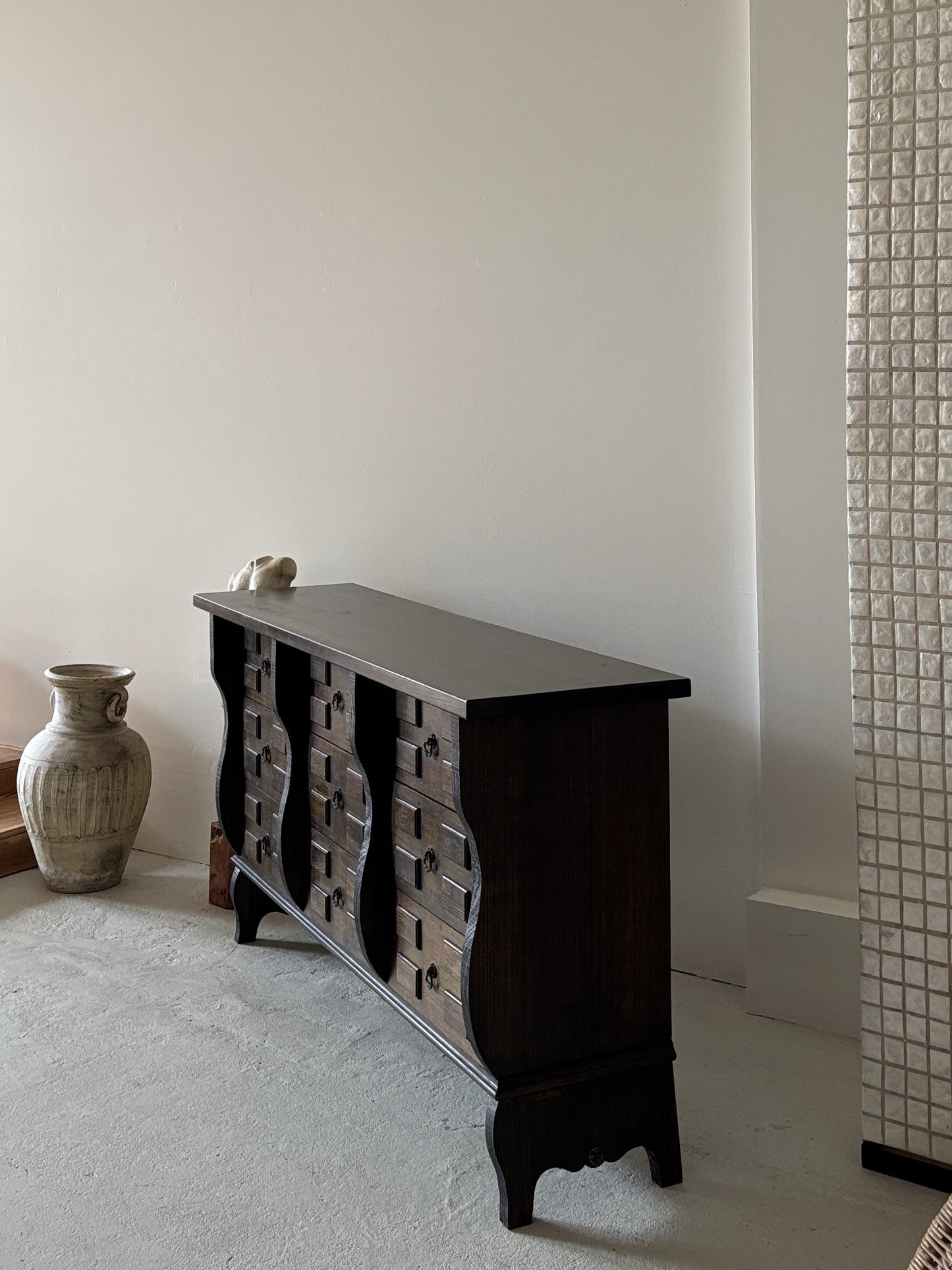 9 Drawer Brutalist Sideboard