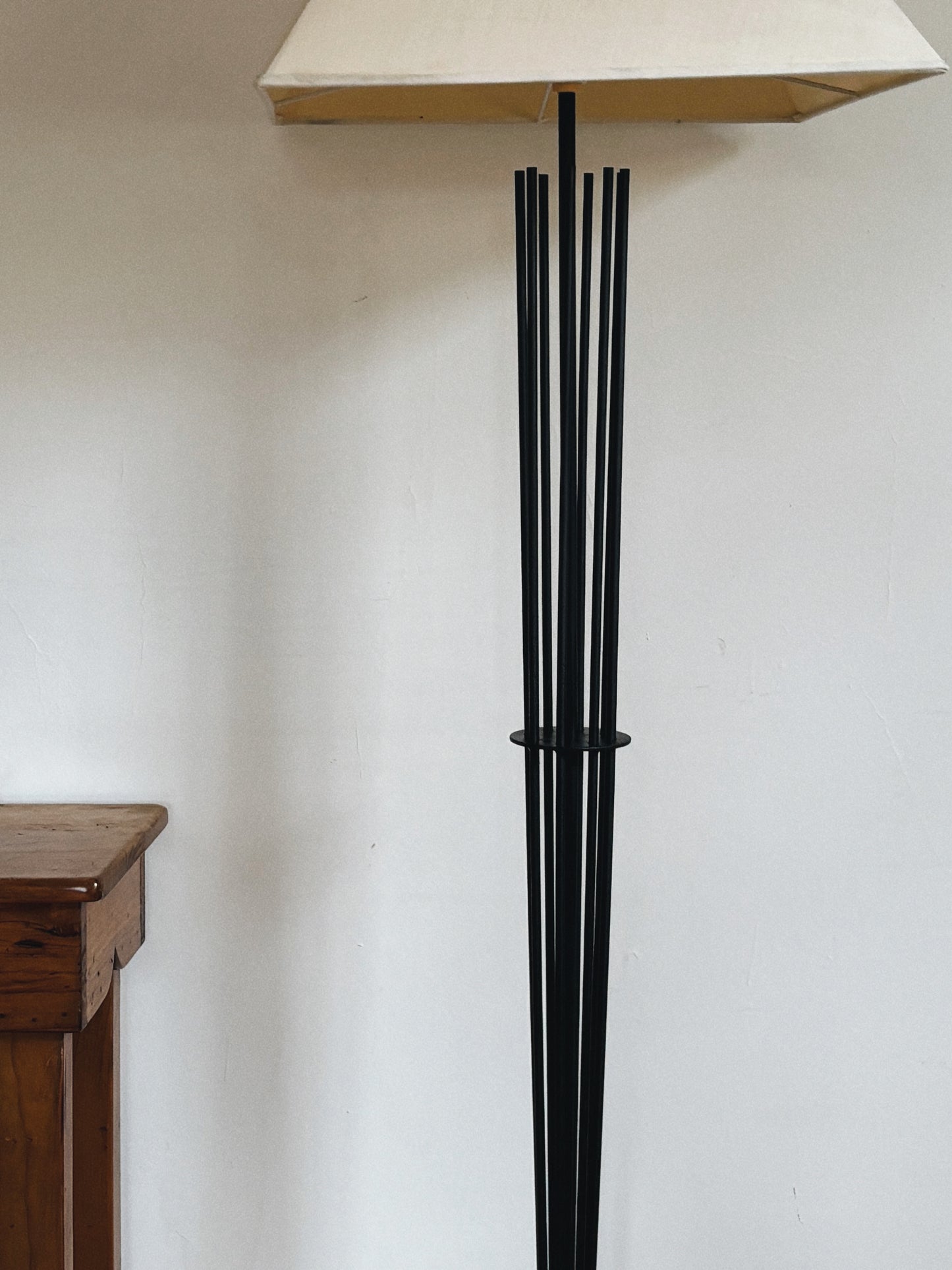 Sculptural Wrought Iron Floor Lamp