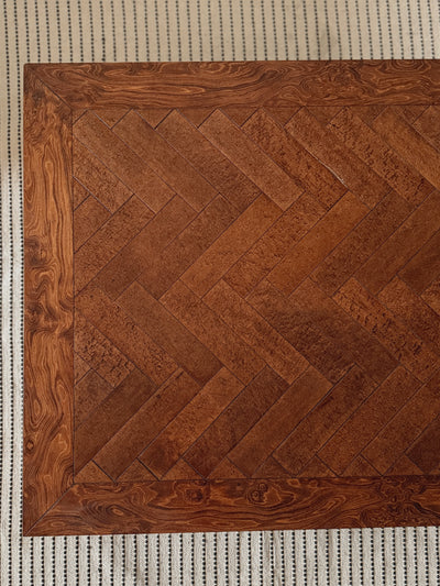 Burl Inlay Coffee Table