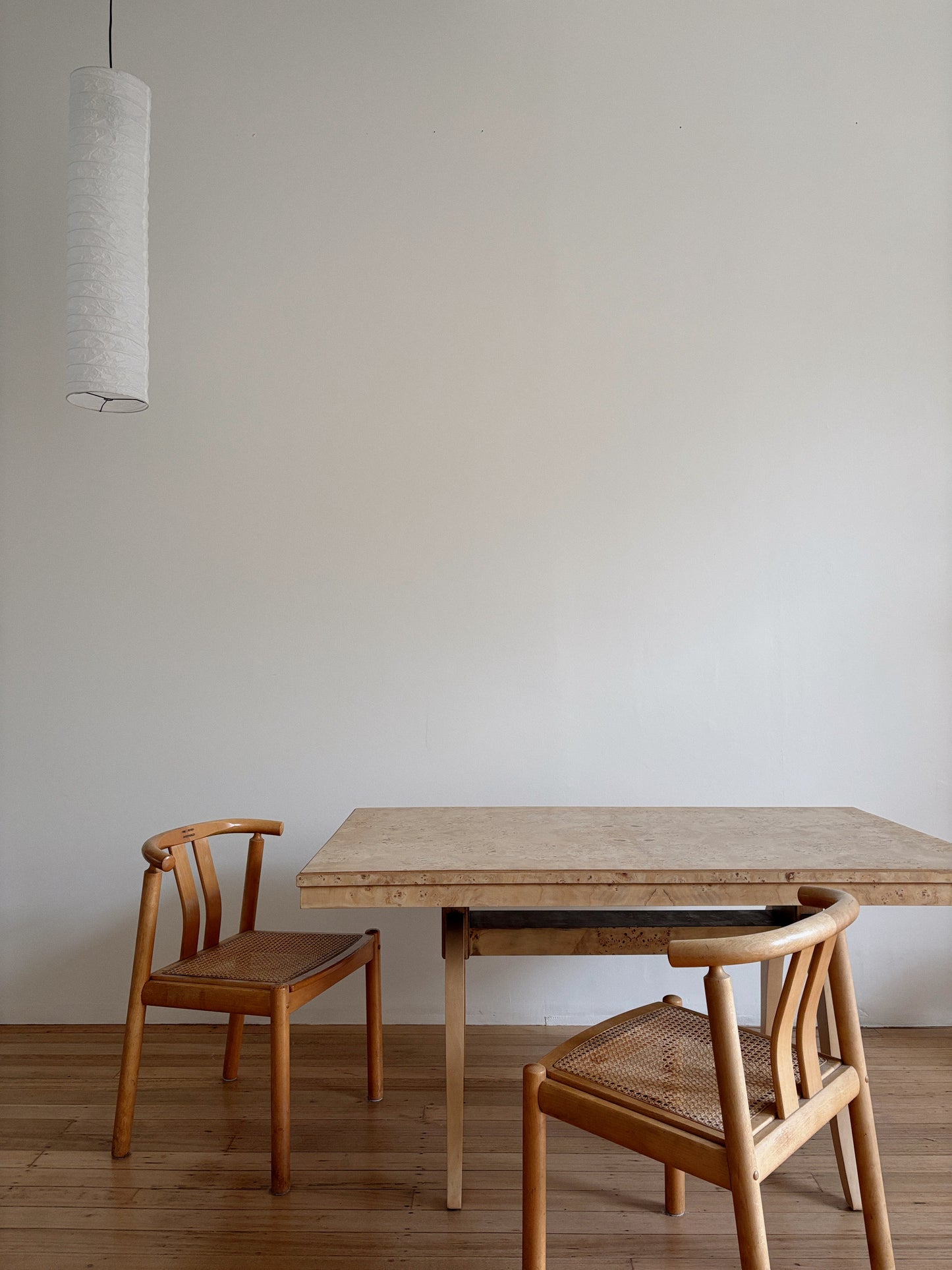 1960s Burl Dining Table