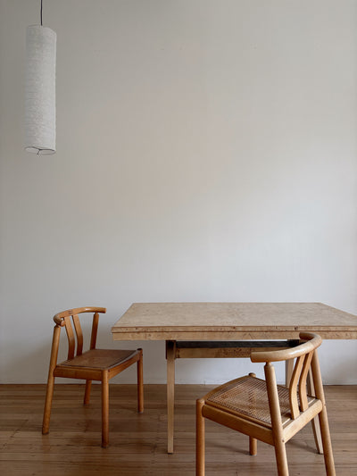 1960s Burl Dining Table