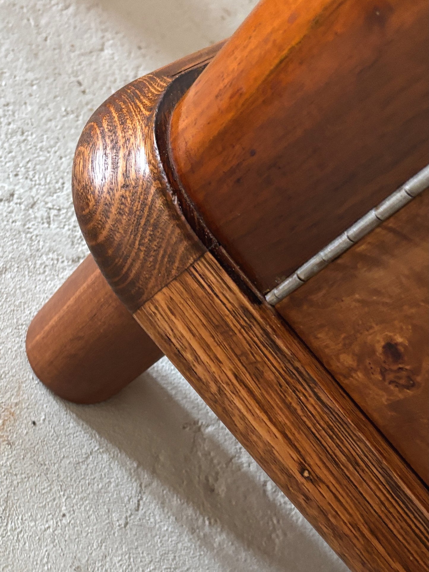 Mid Century Burl Sideboard
