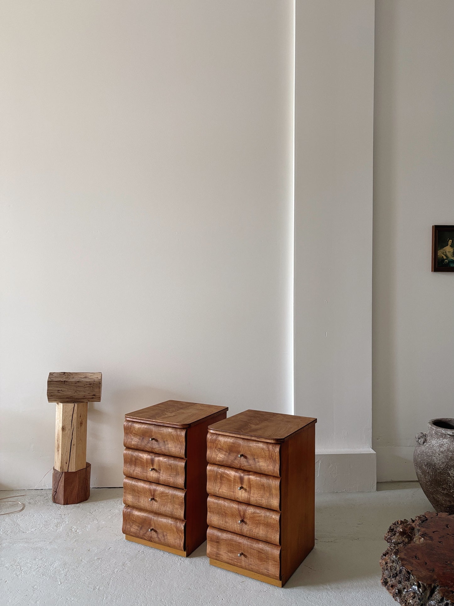 Wave Front Bedside Tables