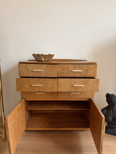 Tall Burl Sideboard