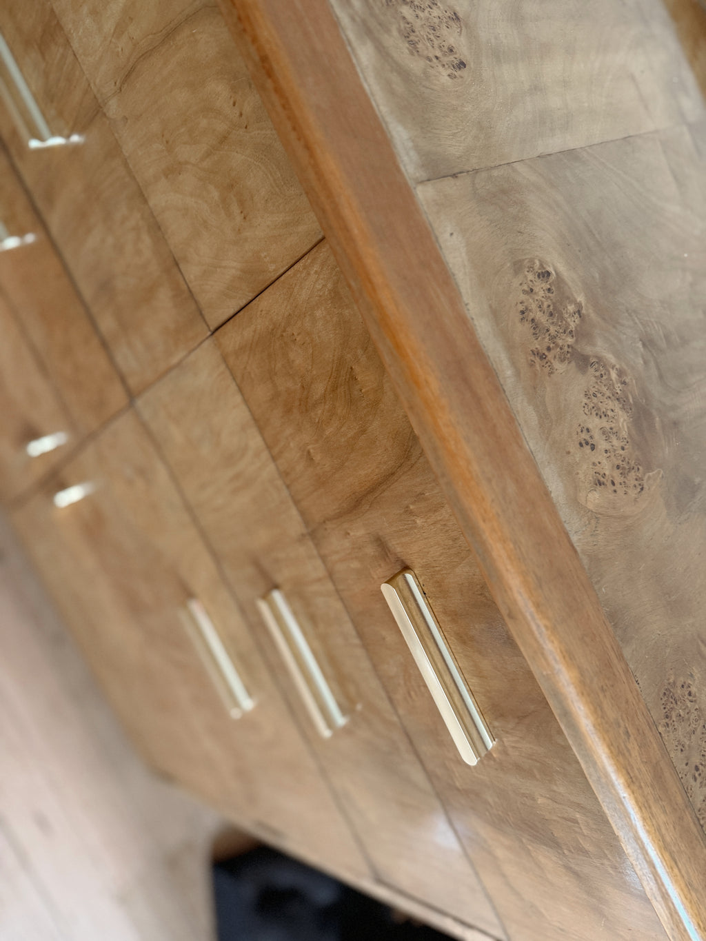 Tall Burl Sideboard