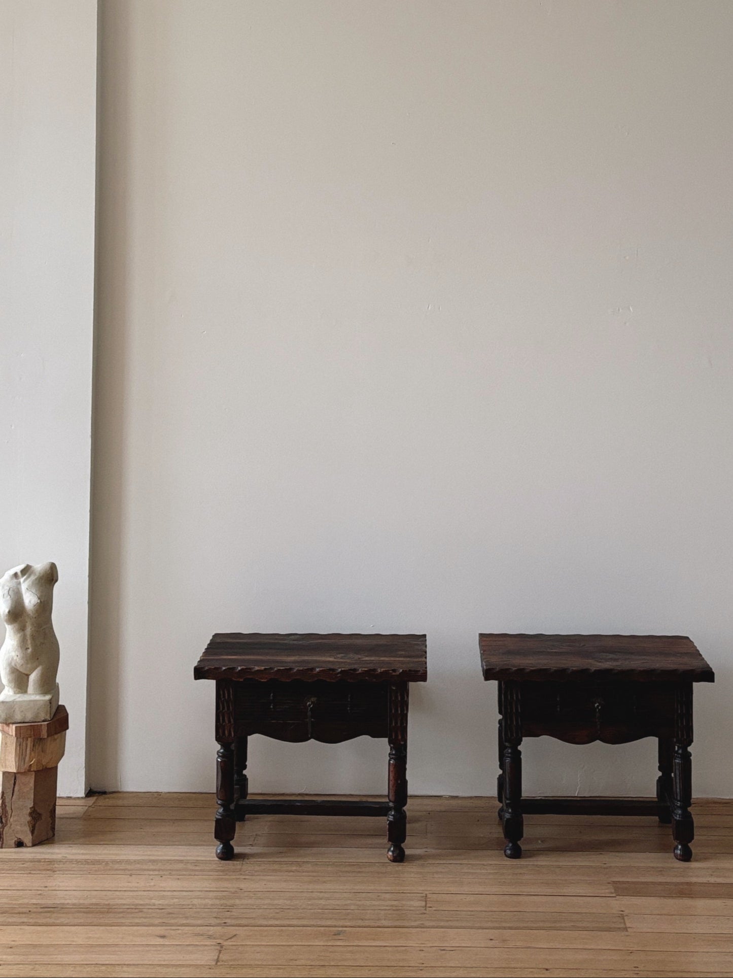 Spanish Brutalist Bedside Tables