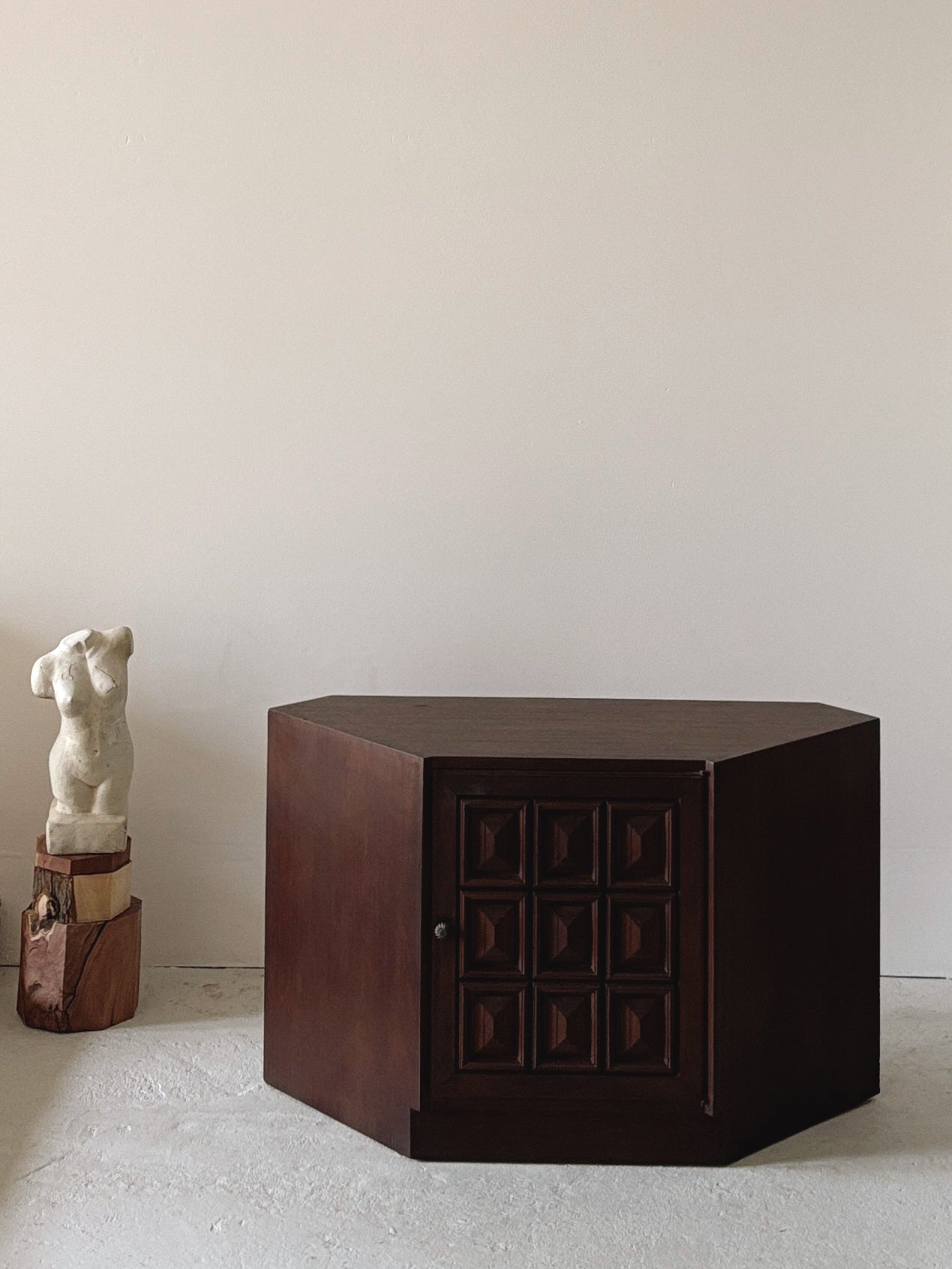 Brutalist Cabinet 1970s