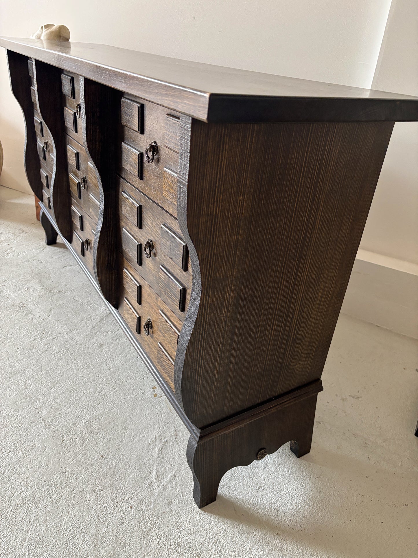 9 Drawer Brutalist Sideboard