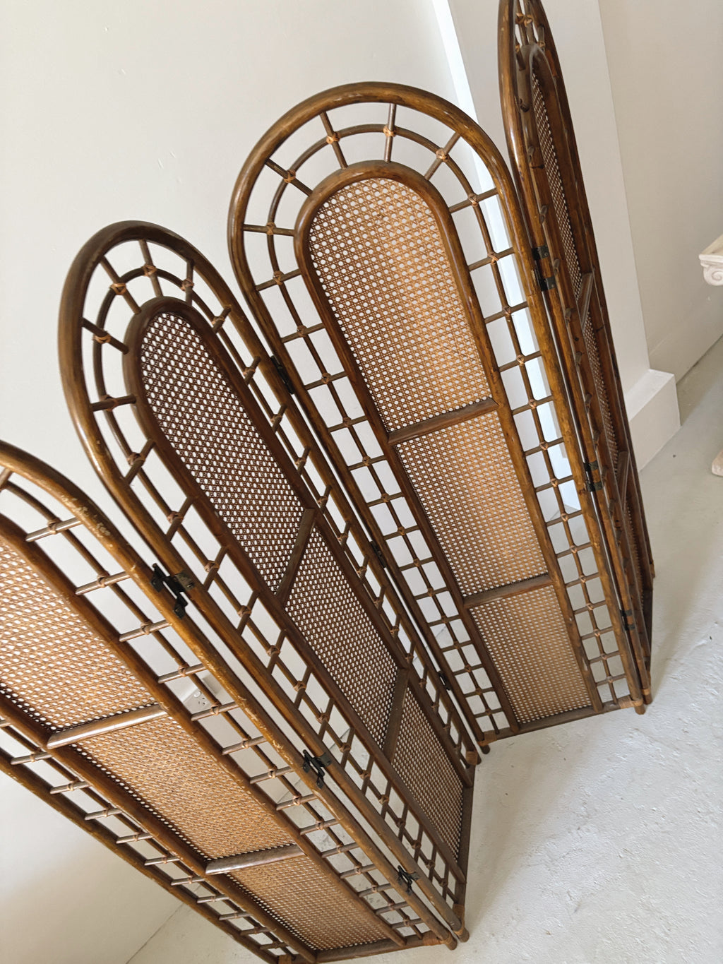 Bamboo and Rattan Room Divider