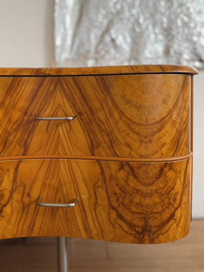 Walnut Burr Low Sideboard