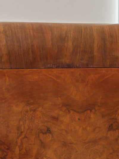 Art deco European Burl Sideboard