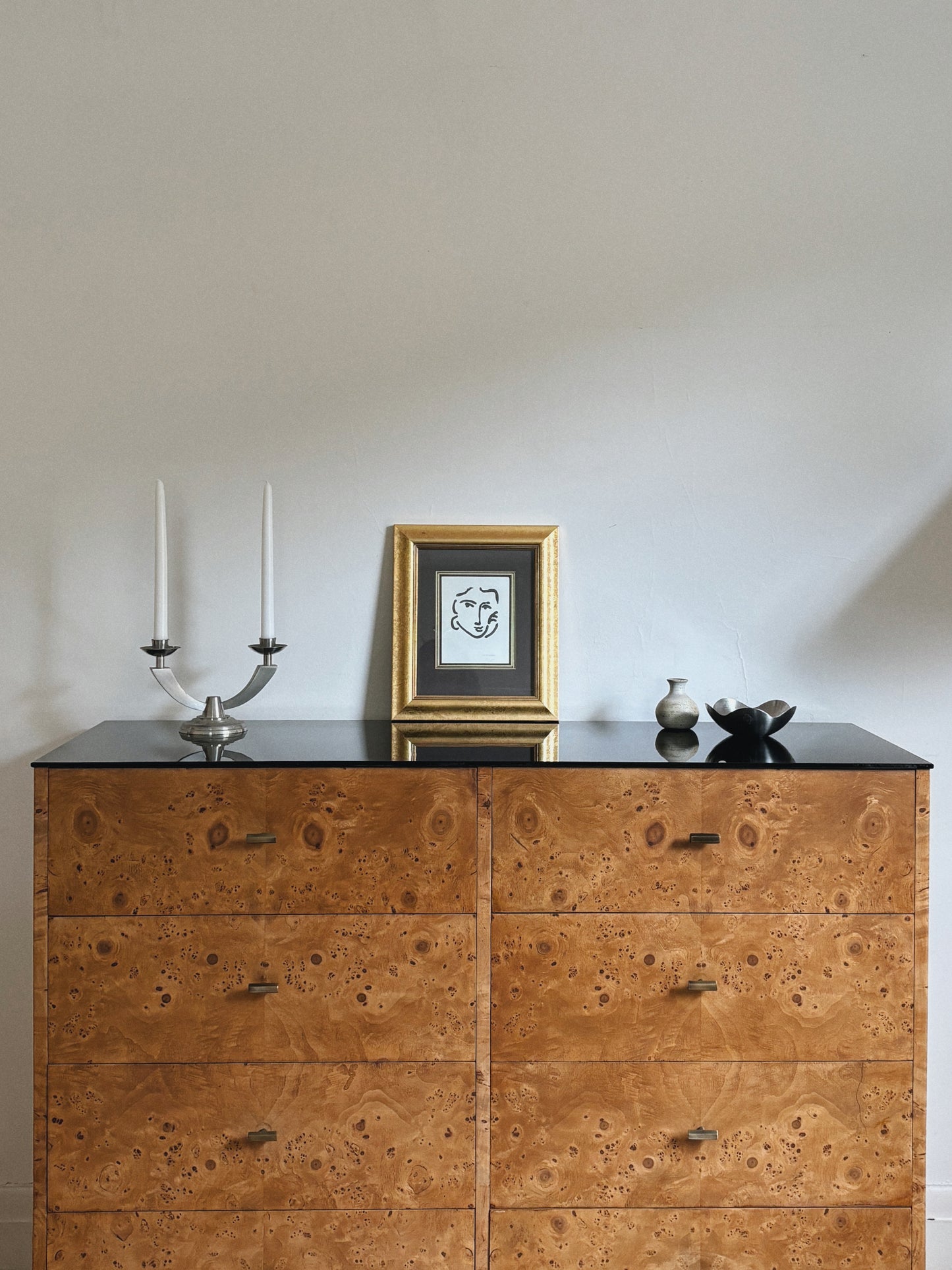 1960s Burlwood Sideboard