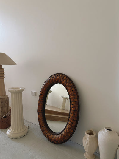 Vintage Woven Mirror