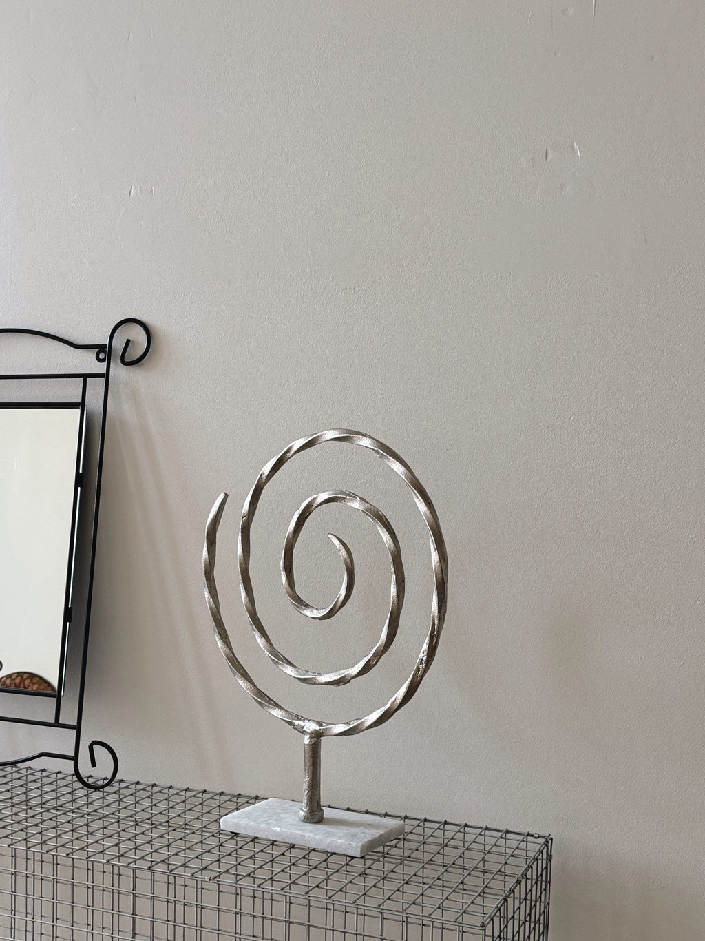 Spiral Metal Sculpture