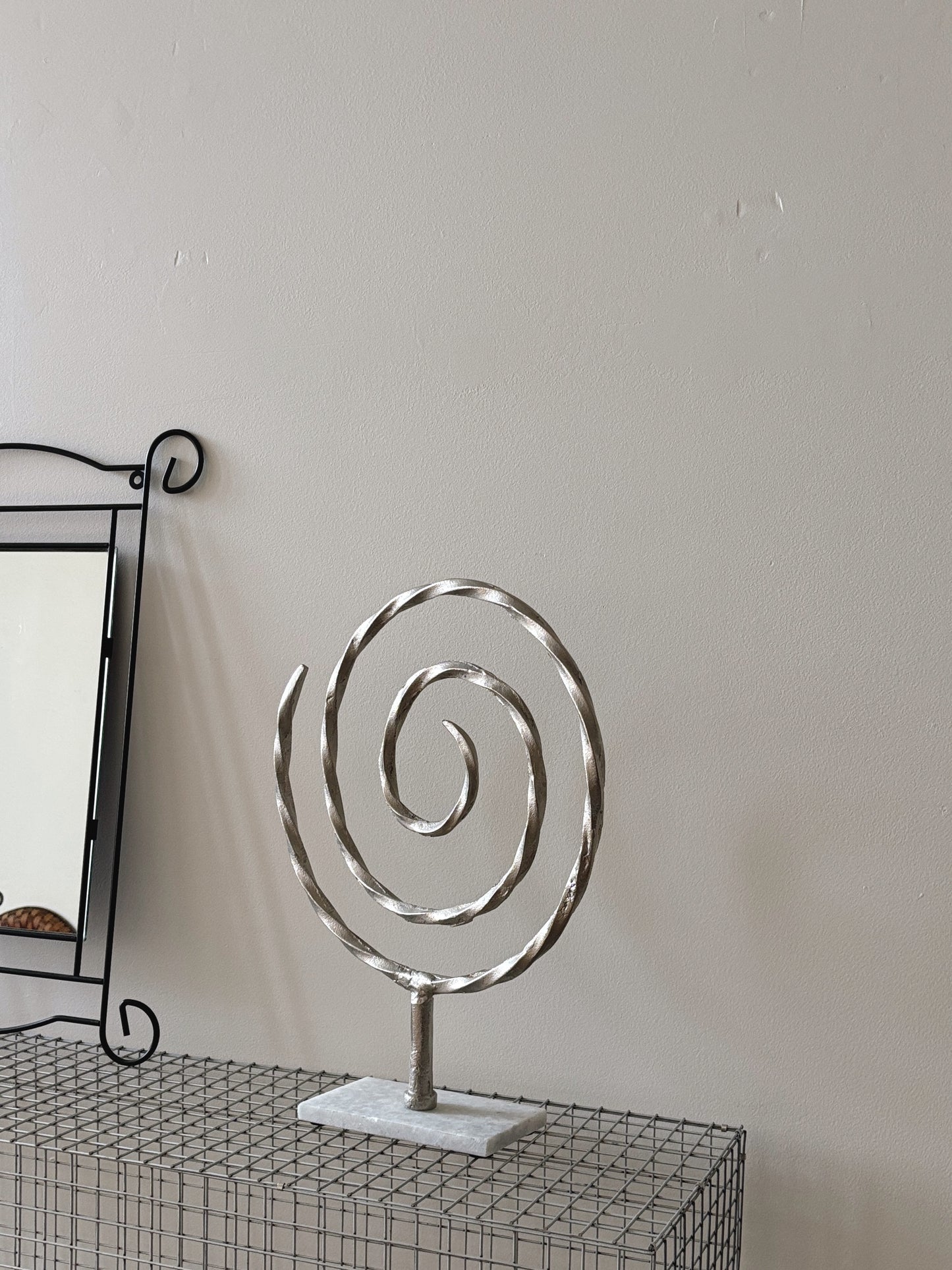 Spiral Metal Sculpture