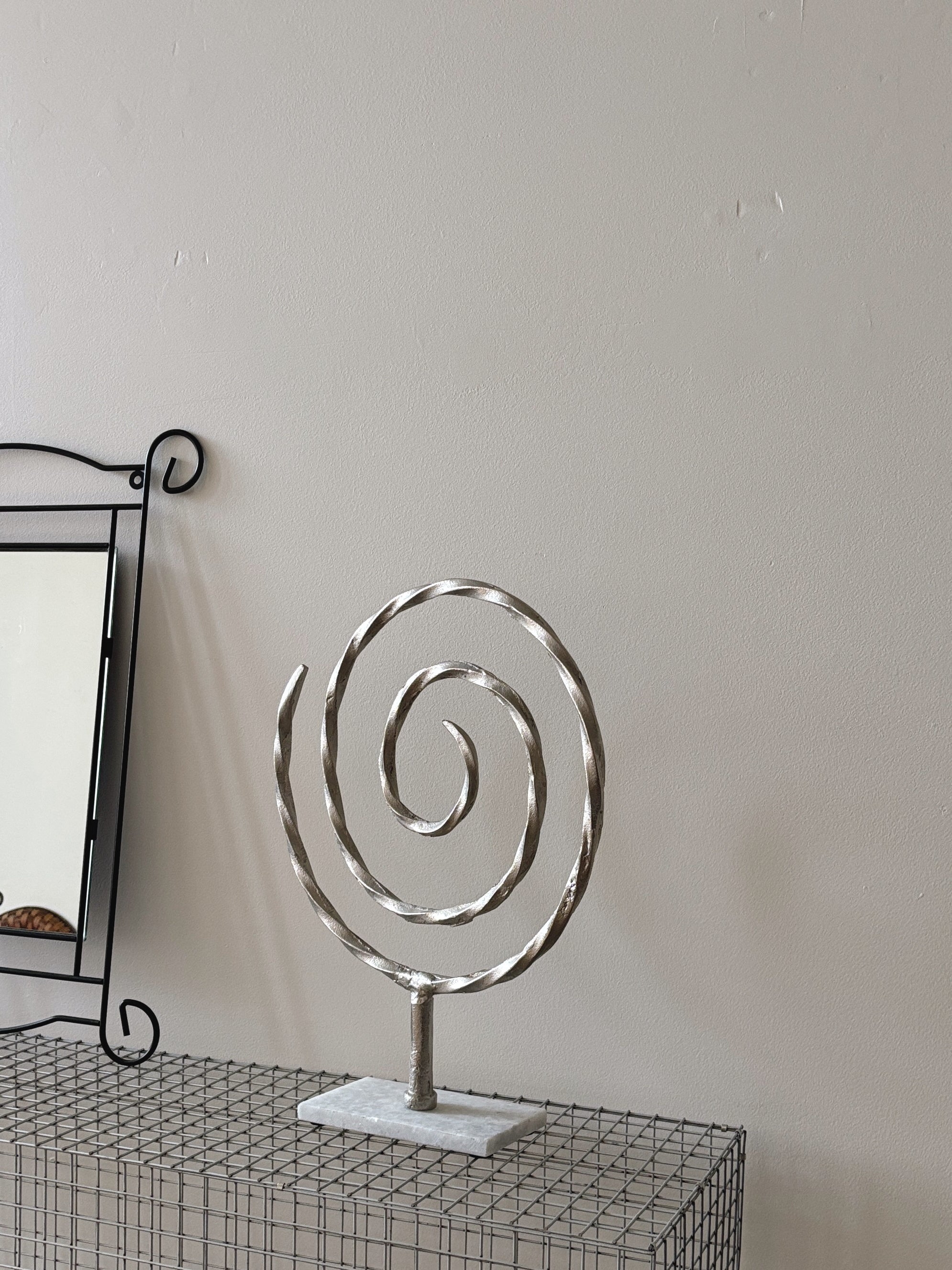 Spiral Metal Sculpture
