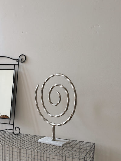 Spiral Metal Sculpture