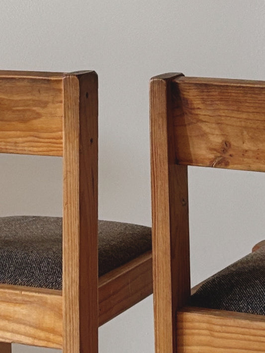Set 6 Brutalist Chairs
