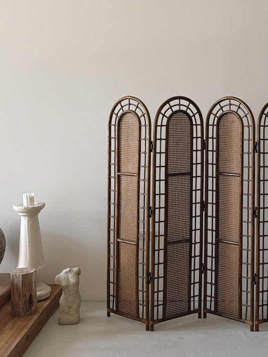 Bamboo and Rattan Room Divider