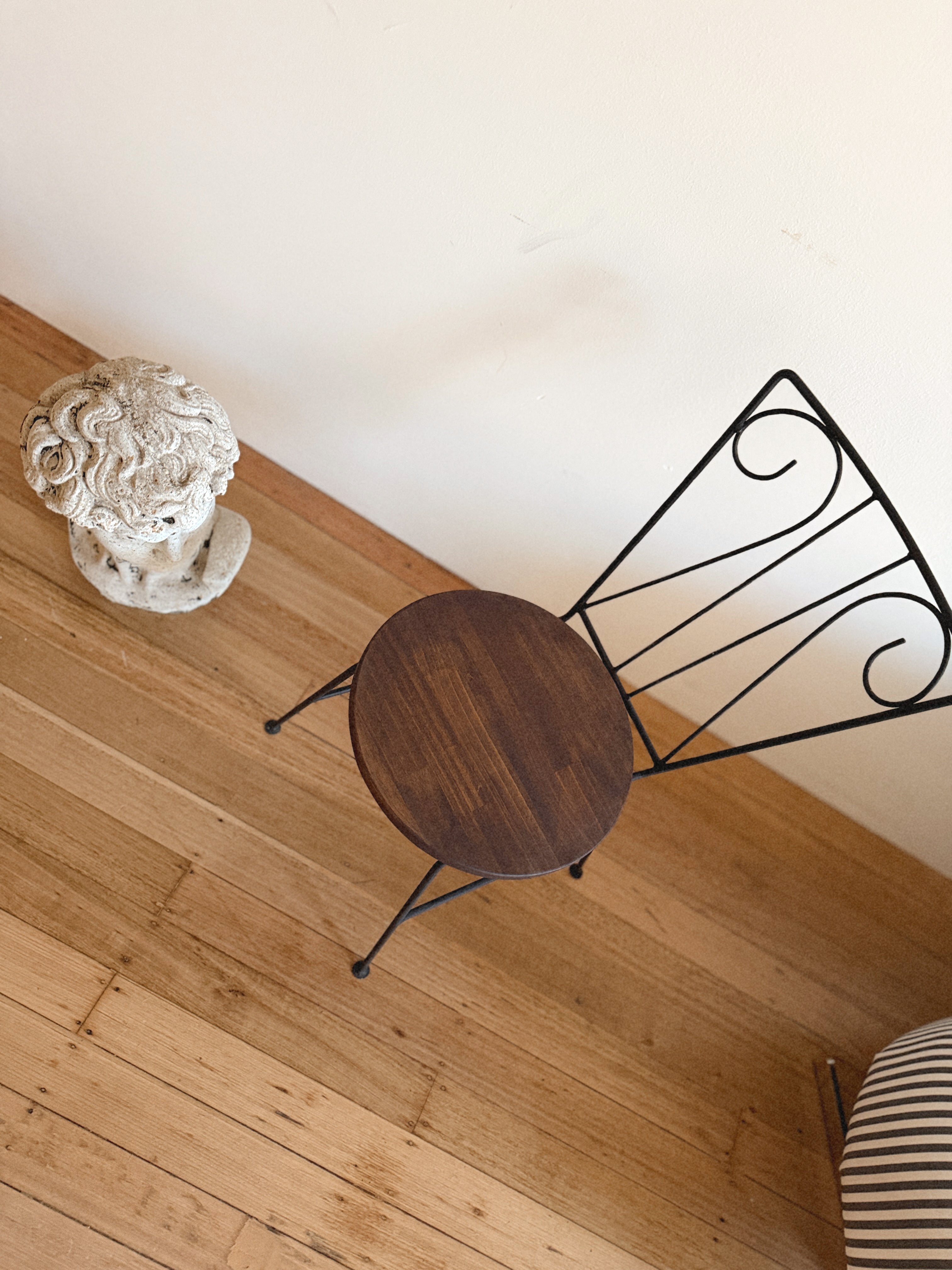 Set 4 Wrought Iron Chairs
