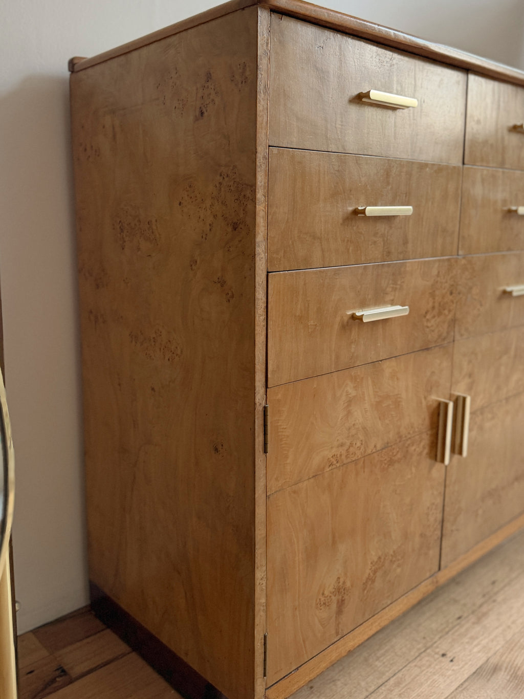 Tall Burl Sideboard