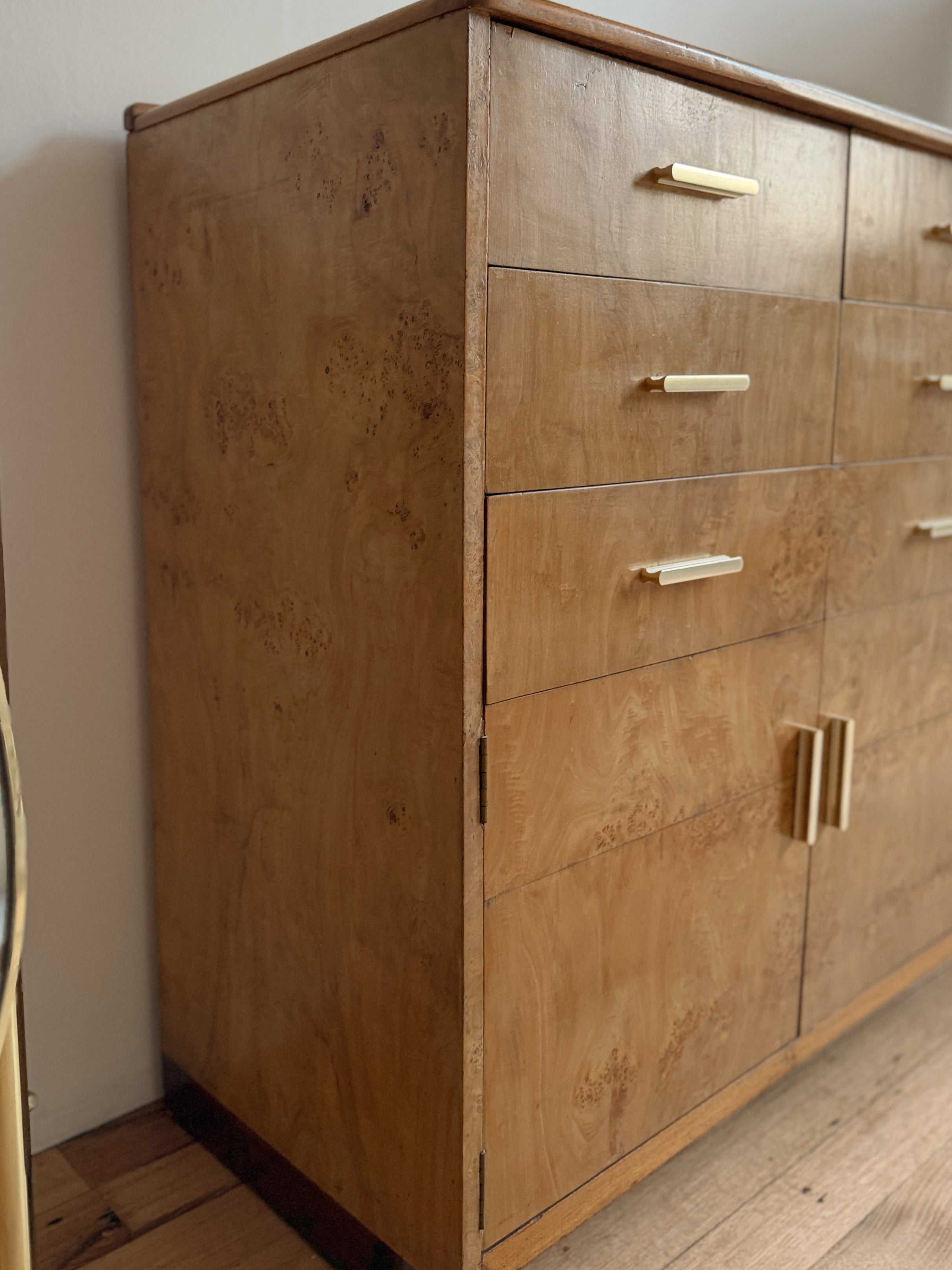 Tall Burl Sideboard