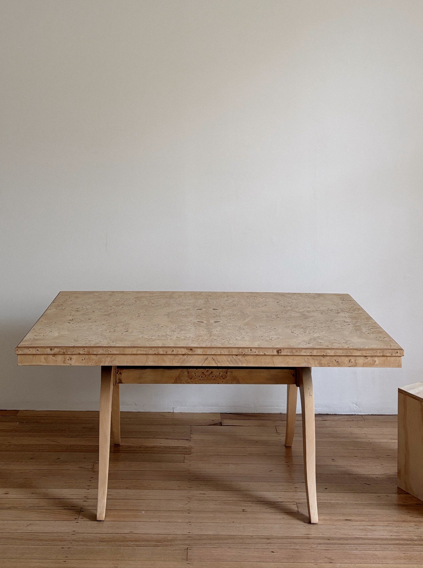 1960s Burl Dining Table