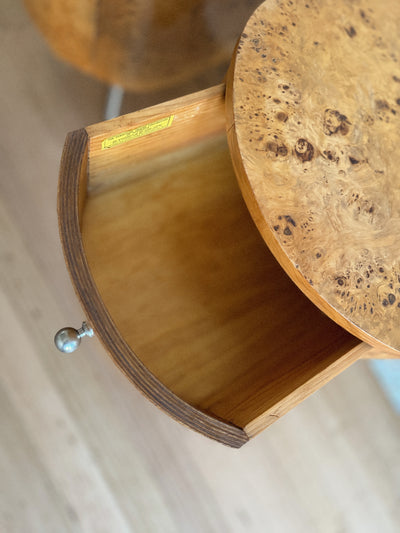 Bespoke Burl Bedside Tables