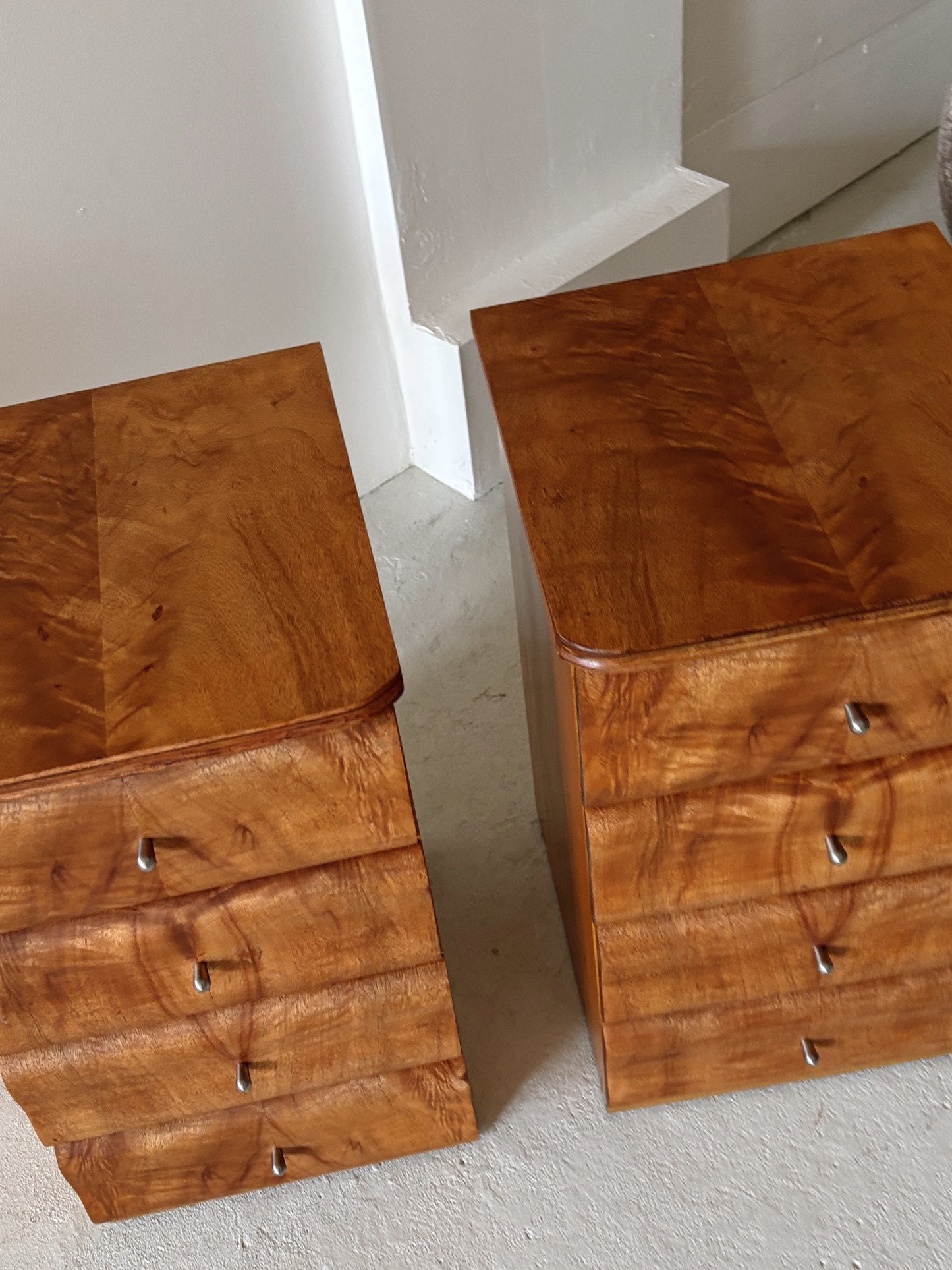 Wave Front Bedside Tables