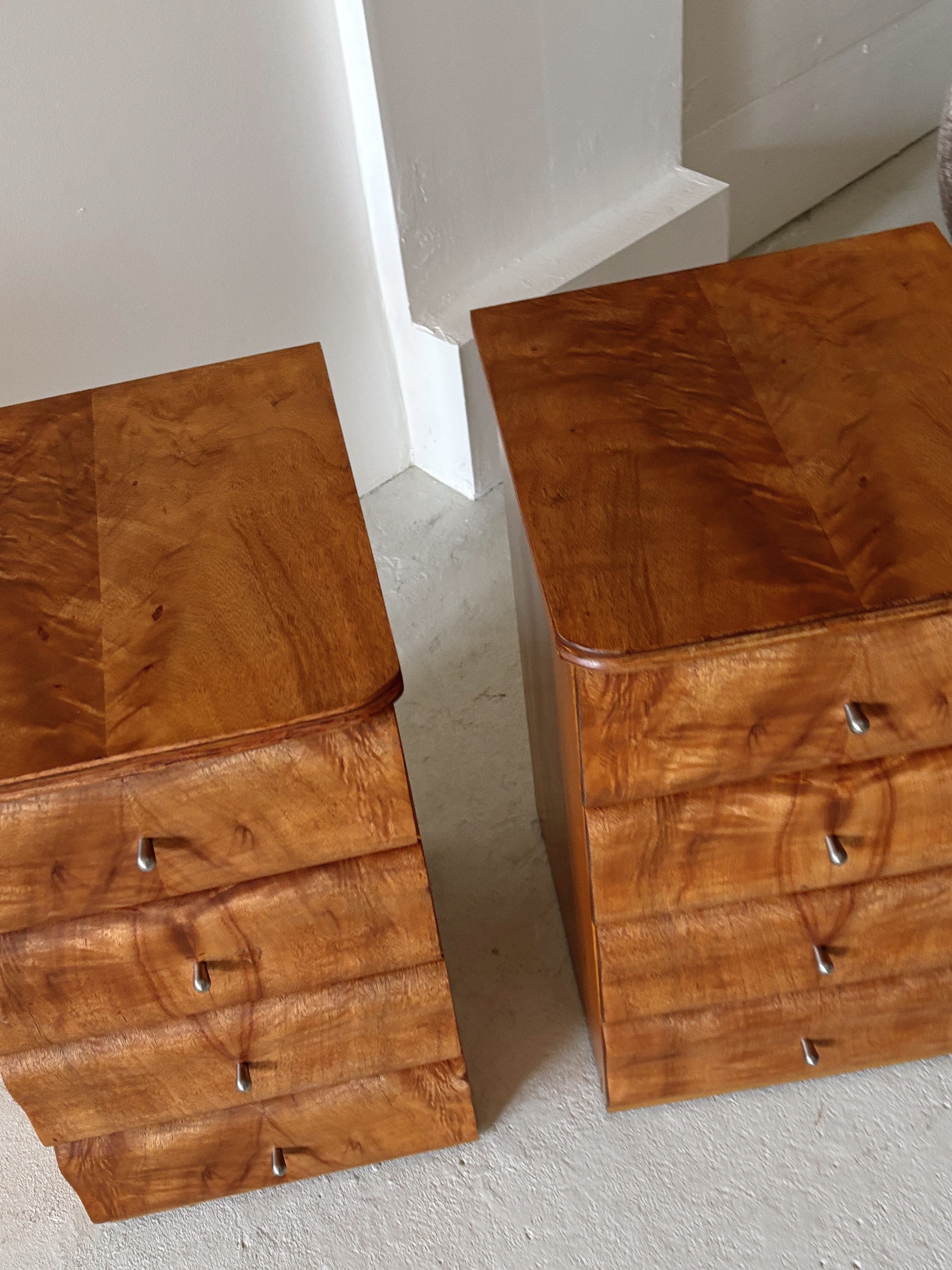 Wave Front Bedside Tables