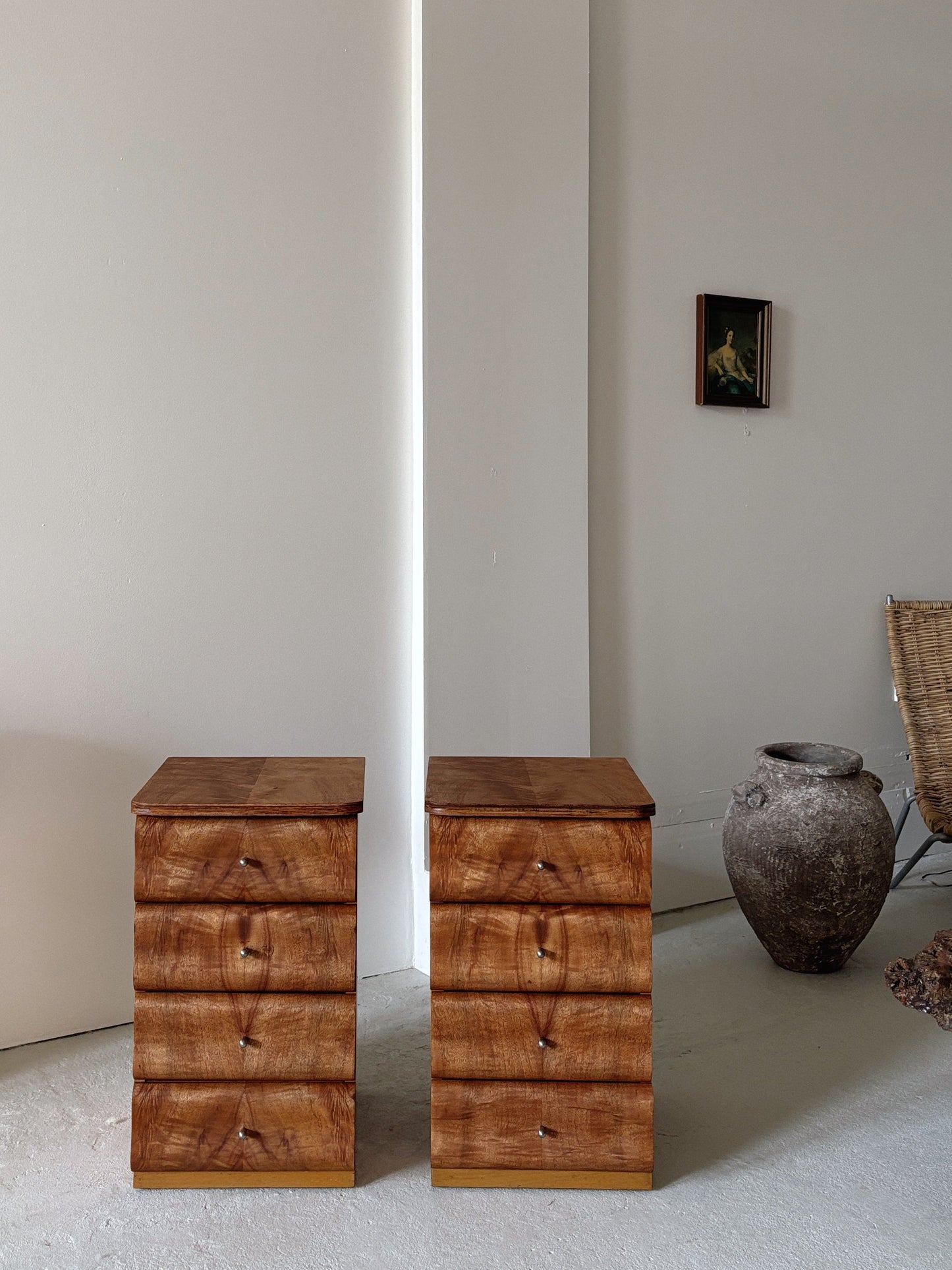 Wave Front Bedside Tables