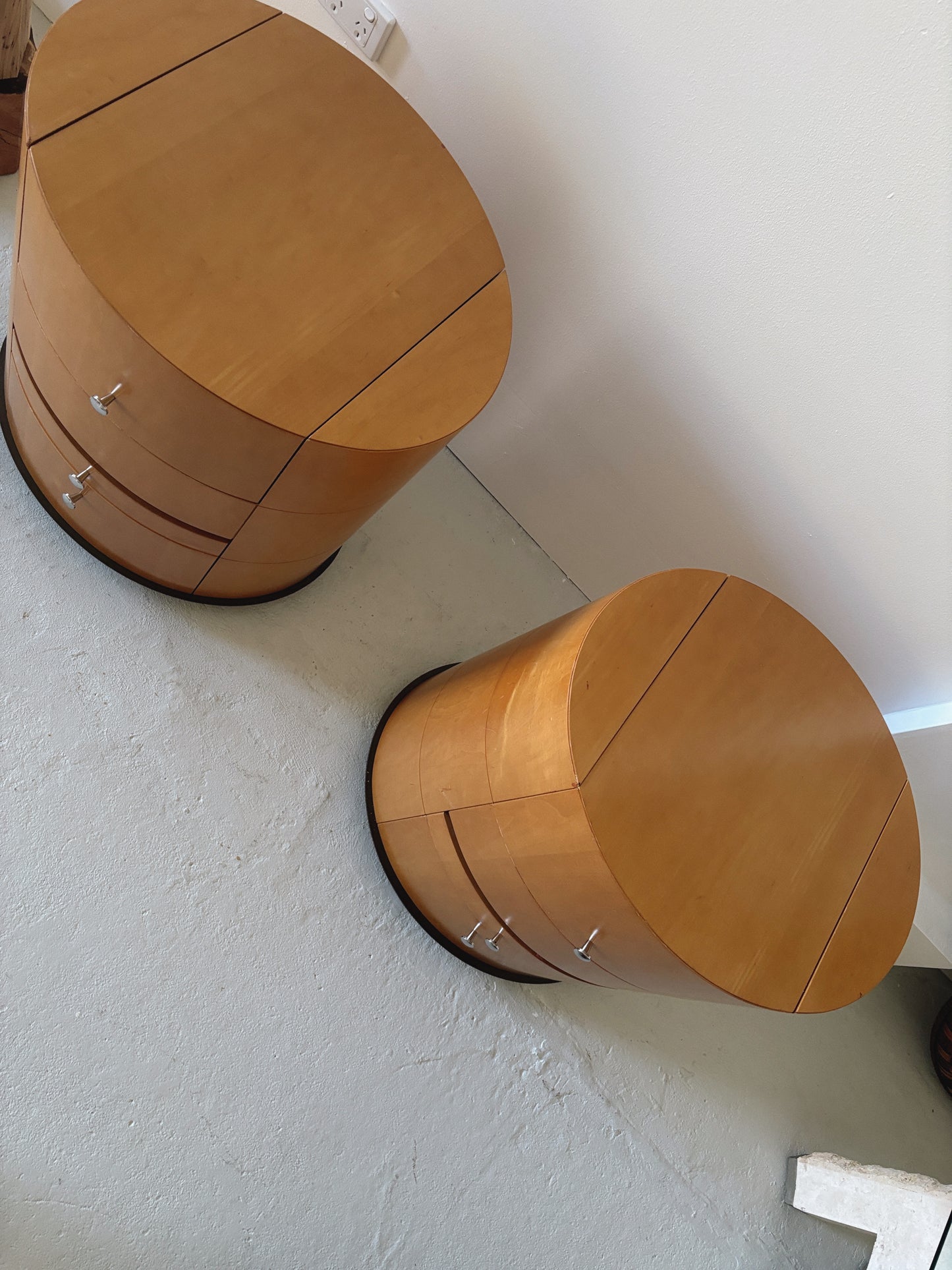 Oval 1990s Bedside Tables