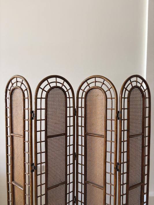 Bamboo and Rattan Room Divider